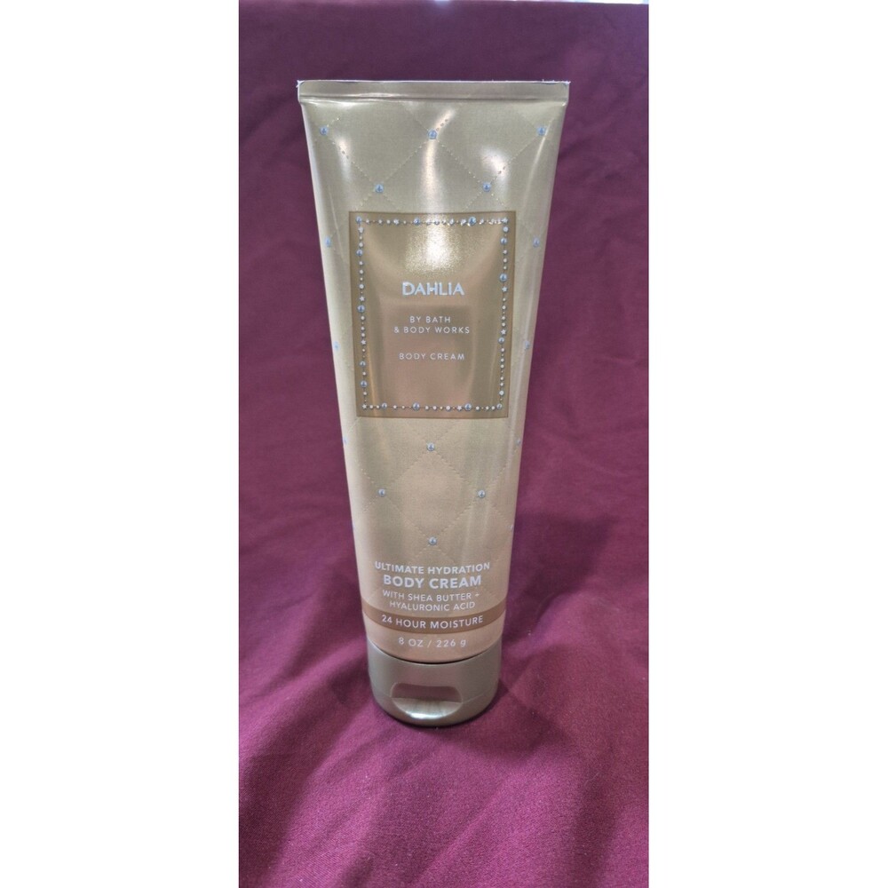 New Bath and Body Works Dahlia Ultimate Hydration Body Cream 8 oz